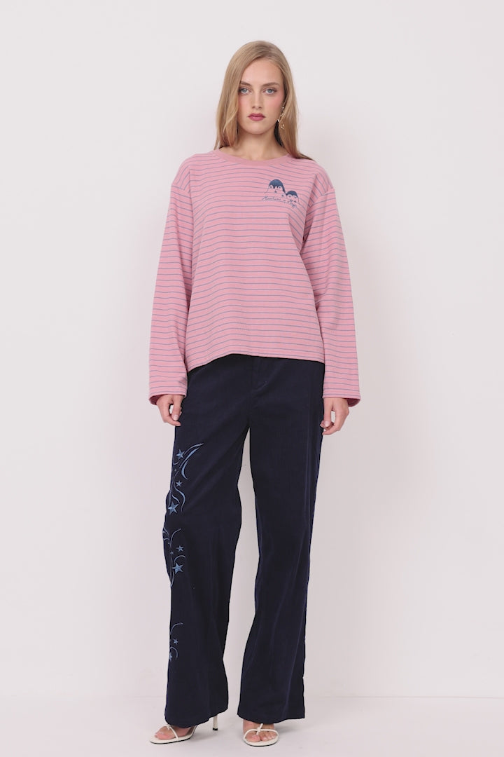 HUNKØN Davy Blouse Blouses Rose
