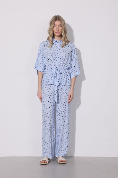 HUNKØN Kris Trousers Trousers Blue