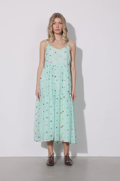 HUNKØN Lucia Strap Dress Dresses Mint