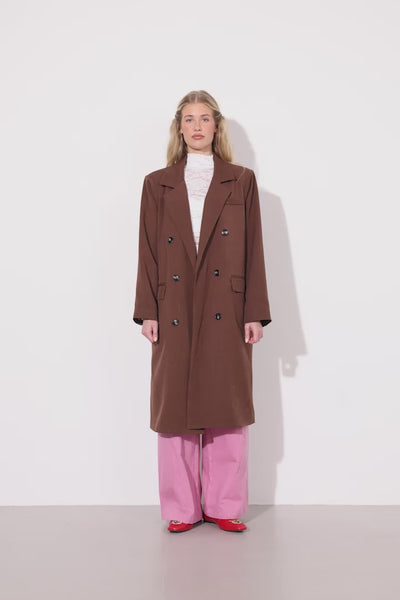 HUNKØN Sia Coat Coats Chestnut