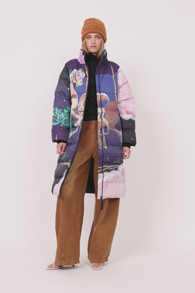 HUNKØN Kiwi Coat Coats Dream Fairground Art Print