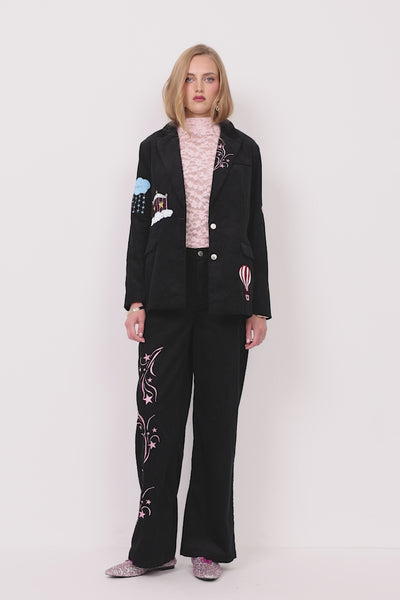 HUNKØN Nadine Trousers Trousers Black