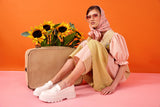 HUNKØN Bianca Dress Jackets Banana Checked