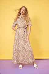 HUNKØN Fleur long dress Dresses Floral