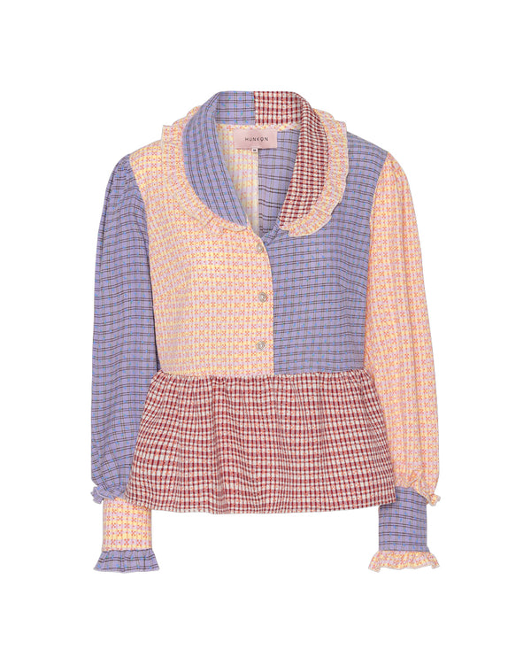 HUNKØN Juno Shirt Tops Peach