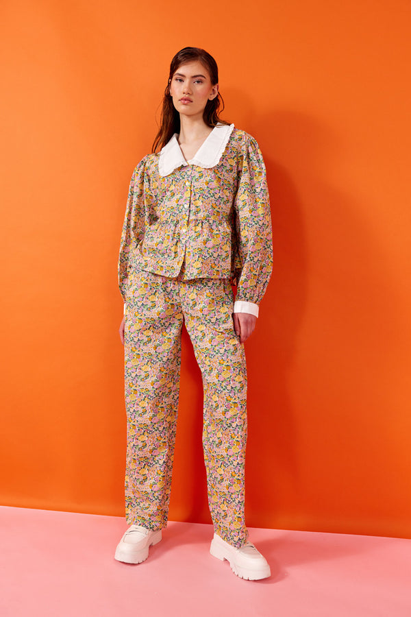 HUNKØN Macy Pants Pants Flowerfield