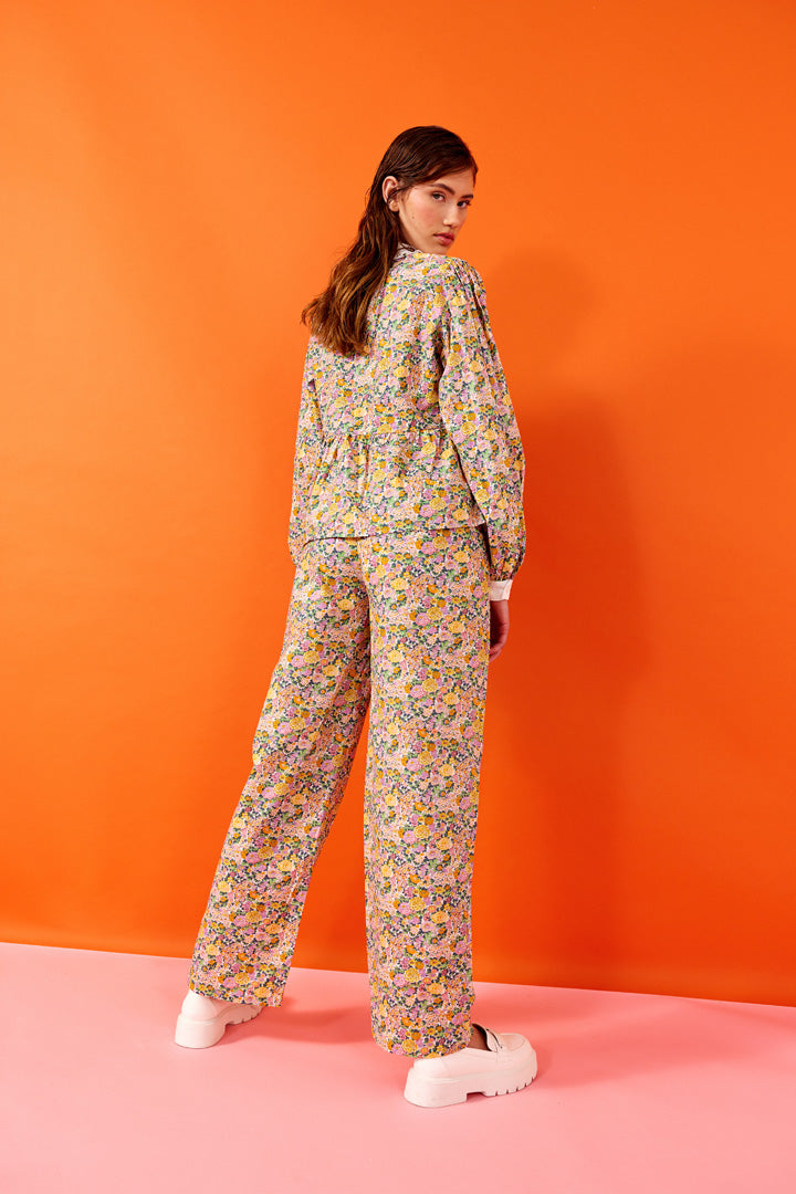 HUNKØN Macy Pants Pants Flowerfield