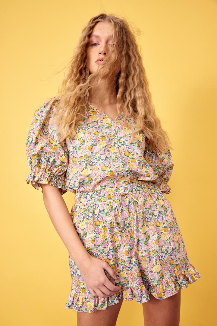 HUNKØN Macy Top Tops Flowerfield