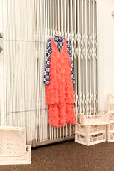 HUNKØN Magda Dress Dresses Coral