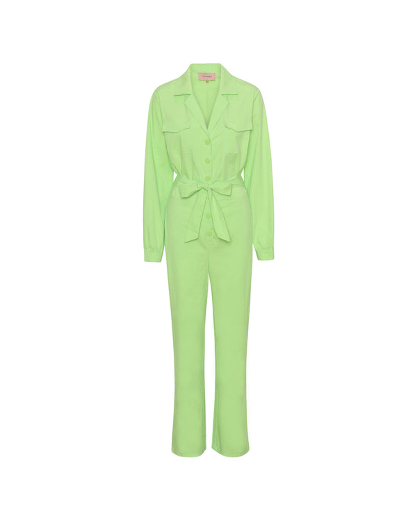 HUNKØN Millena Jumpsuit Jumpsuits Apple Green