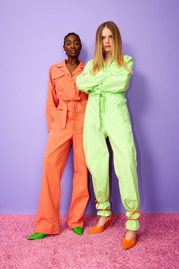 HUNKØN Millena Jumpsuit Jumpsuits Orange